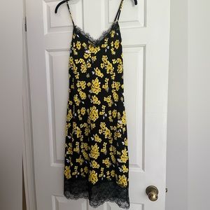 💛 NWT Michael Kors Floral Midi Dress (XS)